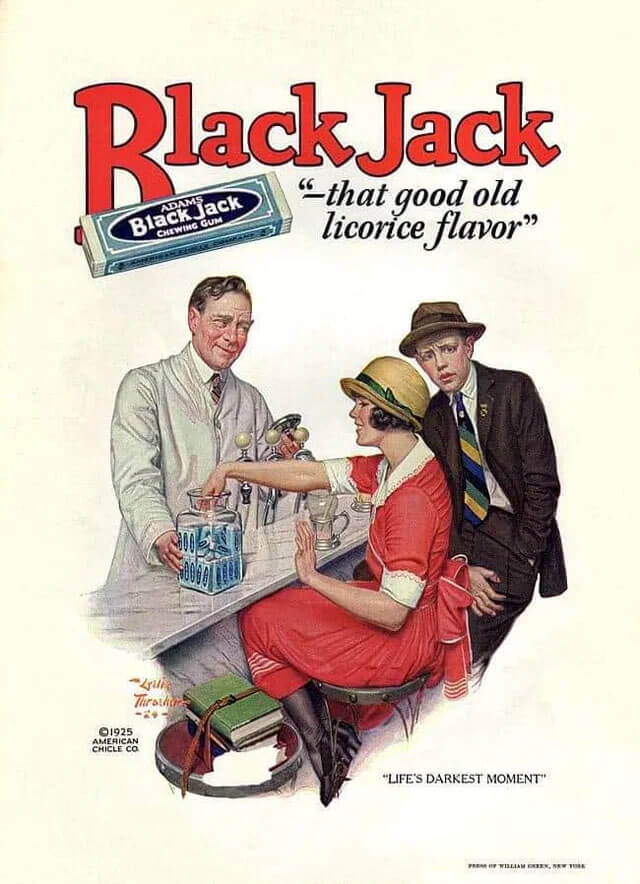 Blackjack Chewing Gum